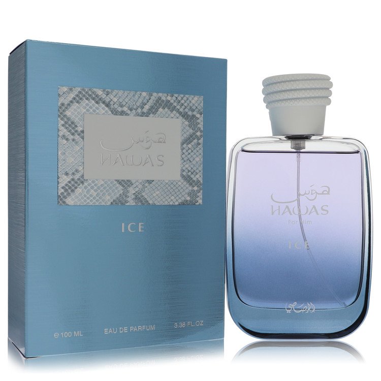 Hawas Ice Cologne By Rasasi 3.38 Oz Eau De Parfum Spray For Men In Box